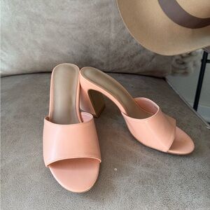 Blush Pink Block Heel